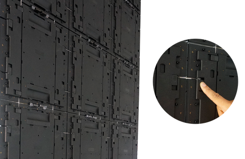 Image of 15mm Super Slim LED Curtain Display Screen 360° Foldable Patented 3.9mm|6.0mm|7.8mm Pixel Pitch Indoor LED Display