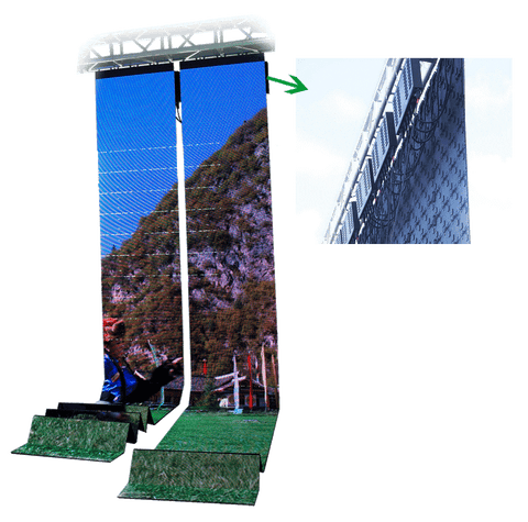 Image of 15mm Super Slim LED Curtain Display Screen 360° Foldable Patented 3.9mm|6.0mm|7.8mm Pixel Pitch Indoor LED Display