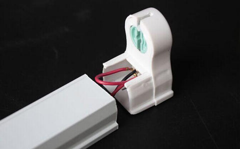 Image of 10 Pcs T8 Tube Light Fixture Tube Holder for Miniature Base T8 Tube Lights
