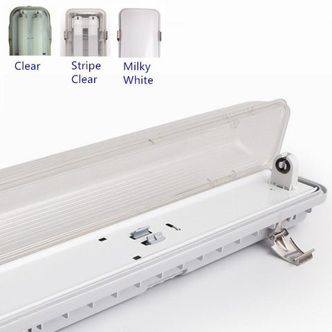 Image of LED Tube Fixture (No Tube included) for Single LED Tube Tri-proof LED Tube Support Bracket Waterproof , Dustproof, Corrosion-Proof