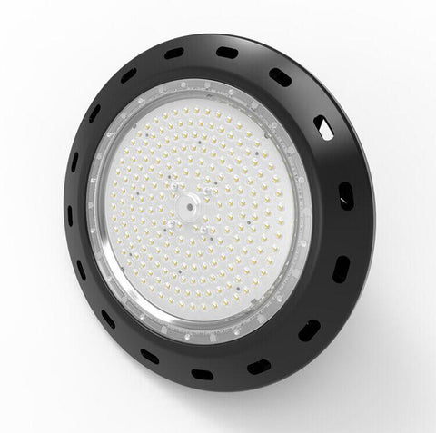 Image of Free Shipping 100W UFO LED High Bay Light Fixture 9000LM CRI>80 IP65 Waterproof 100-277VAC Non-Dimmable for Warehouse & Supermarket