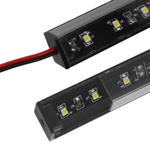 Image of 5/10/25/50 Pack Black V01 16x16mm V-Shape Vertical Angle Cover Internal Width 12mm Corner Mounting LED Aluminum Channel with End Caps and Mounting Clips Aluminum Extrusion