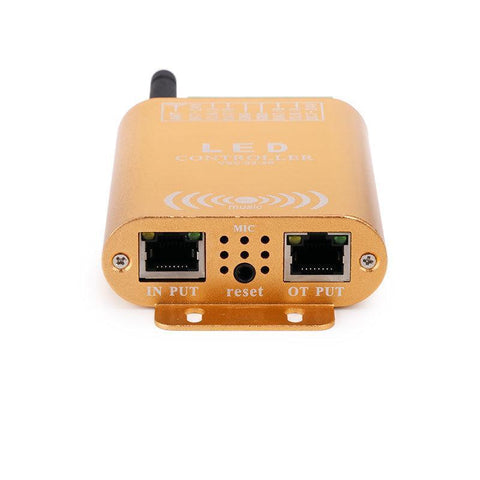Image of WIFI APP Controll LED Controller Sound /Music Pixel SPI Controller for Addressable Dream Color RGB/RGBW LED Lights DC12-24V