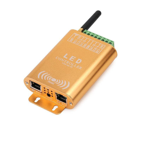 Image of WIFI APP Controll LED Controller Sound /Music Pixel SPI Controller for Addressable Dream Color RGB/RGBW LED Lights DC12-24V