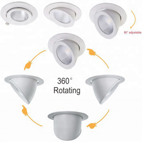 Image of 10W / 18W / 24W Home Design Roof Recessed Mounting Fixture Downlights