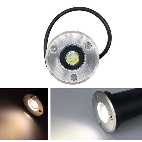 Image of 1W / 3W / 5W /7W IP67 Waterproof Underground Fixture Landscape Uplighting Well LED Garden Lights