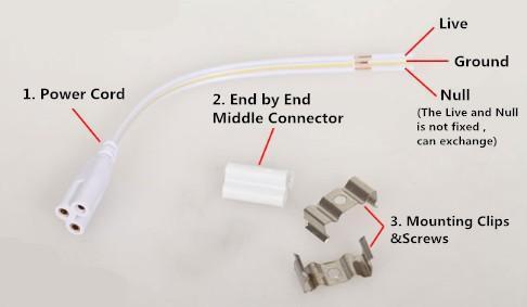 10Pcs 1/2/3/4 Ft LED Tube T5 Grow Light Red/Blue Spectrum(R:B=5:1) Clear Lens for Indoor Plant Veg and Flower Hydroponic Greenhouse Growing Bar Light