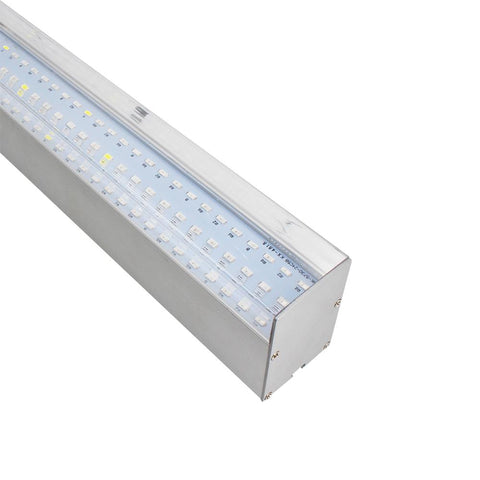 Image of 80W 40'' Full Spectrum Linear LED Grow Light Strip 6 Bands with IR & UV included, Adjustable Hanger, Idea for Greenhouse, Vegetables & Fruits, Horticulture, Propagation and City Farming