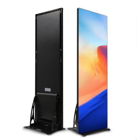 EP Series 640x1920mm Indoor LED Poster Display with Acrylic Protective Cover Front Surface in 1.86 | 2.0 | 2.5mm Pixel Pitch with 640x1920mm Large Display Area