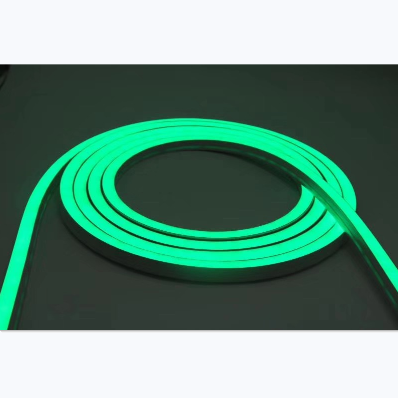 1M/5M/10M/20M Pack of T1616 LED Neon Light Housing Kit with End Caps and Mounting Clips, Flexible Neon Channel Fit for 10/12 Wide LED Strip Lights