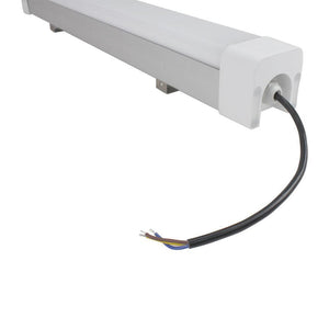 Weatherproof IP65 Non-dimmable LED Linear Batten 2 FT / 3 FT / 4 Ft /5 FT in Aluminum + PC Housing- Model B