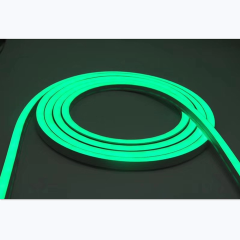 Image of 1M/5M/10M/20M Pack of T1616 LED Neon Light Housing Kit with End Caps and Mounting Clips, Flexible Neon Channel Fit for 10/12 Wide LED Strip Lights