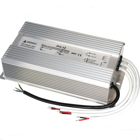 Image of Outdoor Waterproof IP67 Metal Housing LED Transformer Power Supply AC110V / 220V to DC 12V/24V