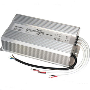 Outdoor Waterproof IP67 Metal Housing LED Transformer Power Supply AC110V / 220V to DC 12V/24V