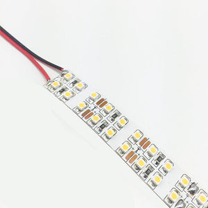 DC 12V Red/Blue/Green/Yellow Dimmable SMD3528-1200 Double Row Flexible LED Strips 240 LEDs Per Meter 15mm Width 1200lm Per Meter