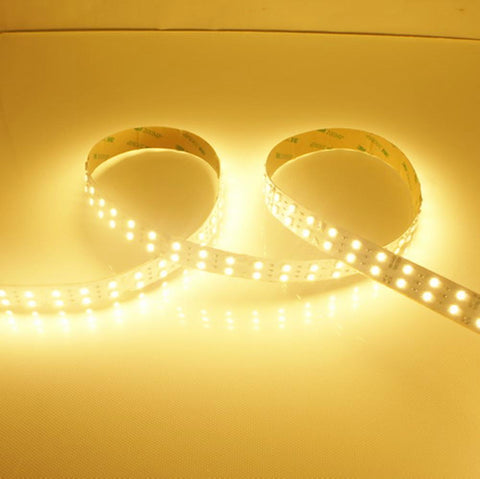 Image of DC 12V Dimmable SMD3528-1200 Double Row Flexible LED Strips 240 LEDs Per Meter 15mm Width 1200lm Per Meter