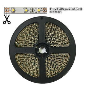 DC 12V Dimmable SMD3528-300 Flexible LED Strips 60 LEDs Per Meter 8mm Width 300lm Per Meter
