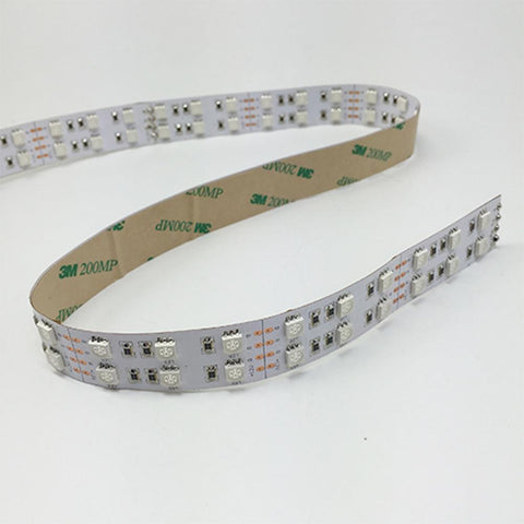 Image of DC 12V Dimmable SMD5050-600 Double Row Flexible LED Strips 120 LEDs Per Meter 15mm Width 1800lm Per Meter