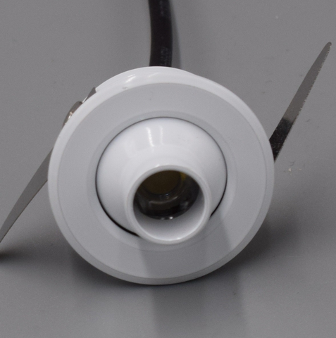 Image of Mini Directional 2W LED Downlight - Diameter 37mm - 25 Degree Mini Recessed LED Light Small Ceiling Downlight Cabinet LED Light with LED Driver