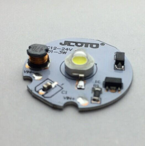 Image of 1W 3W DC12V-DC24V LED PCB Component 30mm Wide Round Board