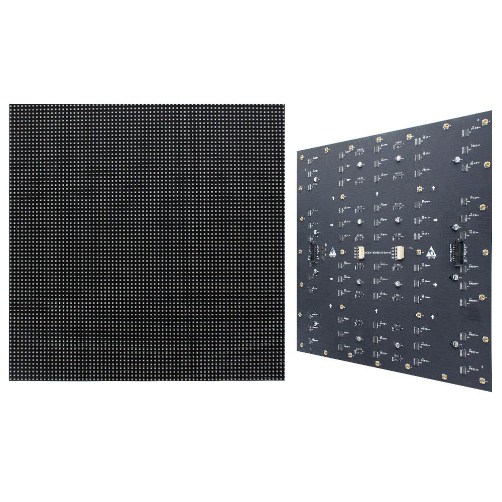 M-F3.8 (P3.8) Bare Board LED Module, 3.8mm Full RGB Pixel Panel Screen in 304.8 * 304.8 mm ( 1sq.ft) with 6400 dots, 1/20 Scan, 800 Nits LED Tile for Indoor Display