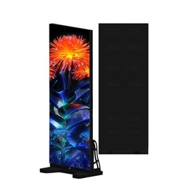 EPOG Series Frameless Outdoor LED Poster Display with GOB Protective Front/Black All in IP65 with 2.6 | 2.9mm Pixel Pitch in 750x2000mm Large Display Area