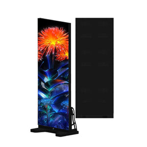 EPOG Series Frameless Outdoor LED Poster Display with GOB Protective Front/Black All in IP65 with 2.6 | 2.9mm Pixel Pitch in 750x2000mm Large Display Area