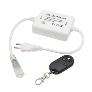 110V/220V AC LED Dimmer for AC 110V/220V LED Strip Lights， RF Wireless Dimmer Switch
