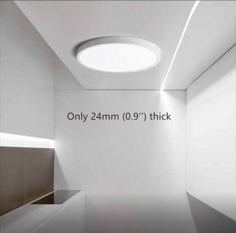 Image of FREE SHIPPING Modern LED Ceiling Light 45W 2.4*60cm (H* Diameter) 110V~220V Kitchen Bedroom Bathroom Lamps Ultrathin Ceiling Lamp
