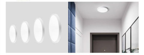 Image of FREE SHIPPING Ultrathin Radar Sensor Modern LED Ceiling Light 12W/18W/24W 2.4*18/23/30 cm (H* Diameter) 110V~220V for Kitchen Bedroom Bathroom
