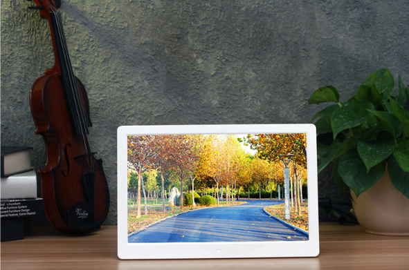 Free Shipping 12 Inch Digital Photo Frame Andriod WiFi LCD Digital Signage Player with 16:10 High-Resolution HD Touch Screen Optional