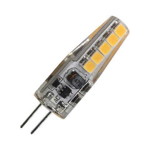 Image of 10 Pack G4 LED Light Bulb Bi-Pin base Silicon Encapsulation 12V 2 Watt CRI>80 200-220Lumen 10x2835 LEDs AC/DC10-20V 20W Equivalent Halogen LED Replacement