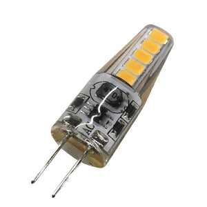 10 Pack G4 LED Light Bulb Bi-Pin base Silicon Encapsulation 12V 2 Watt CRI>80 200-220Lumen 10x2835 LEDs AC/DC10-20V 20W Equivalent Halogen LED Replacement
