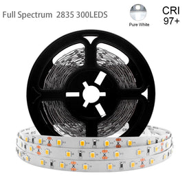 16.4Feet (5Meter) SMD2835 300LED 12VDC 30Watt True Color CRI95+ High Color Accuracy LED Flexible Strip Light that Produce Full Spectrum Natural Light