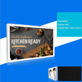 Free Shipping 27 Inch Digital Photo Frame Andriod WiFi LCD Digital Signage Player with 16:9 High-Resolution HD Touch Screen Optional