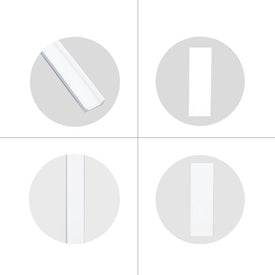 1M/5M/10M/20M  Pack of T0513 LED Neon Light Housing Kit with End Caps and Mounting Clips, Flexible Neon Channel Fit for 10mm Wide LED Strip Lights