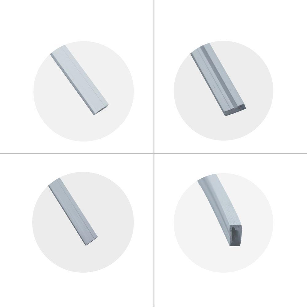 1M/5M/10M/20M  Pack of T0511 LED Neon Light Housing Kit with End Caps and Mounting Clips, Flexible Neon Channel Fit for 8mm Wide LED Strip Lights