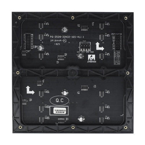 Image of M-ID6 P6 Normal Indoor Series LED Module, Full RGB 6mm Pixel Pitch LED Display Tile in 192*192mm with 1024 dots, 1/16 Scan, 800 Nits for indoor Display
