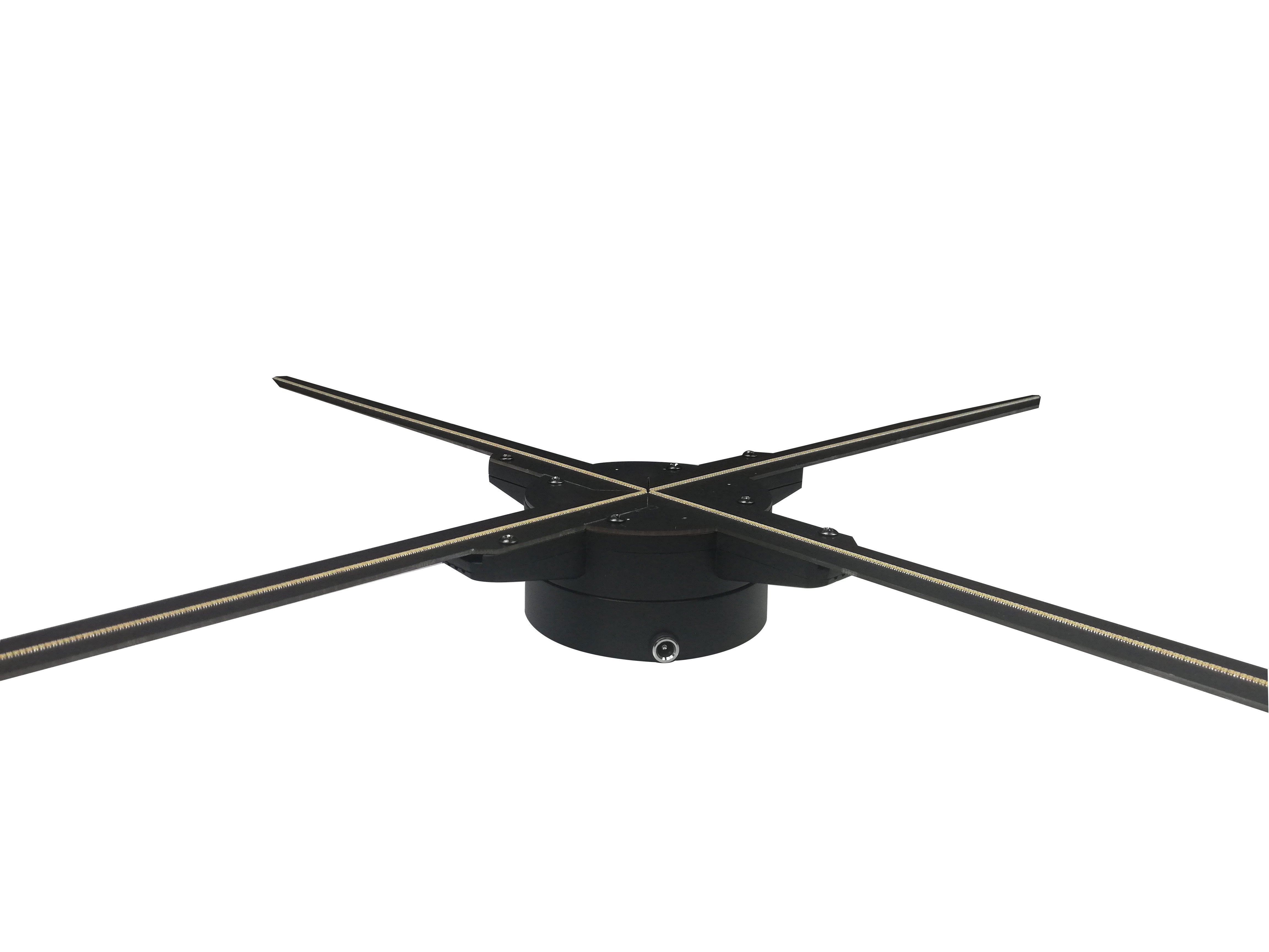 Free Shipping 65cm 3D Hologram WiFi App Cloud Control Advertising Display LED Fan- 4 Blades 960pcs LEDs Ideal for Store/Casino/Restaurant/Bar Signs