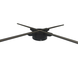 Free Shipping 65cm 3D Hologram WiFi App Cloud Control Advertising Display LED Fan- 4 Blades 960pcs LEDs Ideal for Store/Casino/Restaurant/Bar Signs