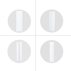 1M/5M/10M/20M Pack of  T1212 3 Sides Postive Lighting LED Neon Light Housing Kit with End Caps and Mounting Clips, Flexible Neon Channel Fit for 8mm Wide LED Strip Lights