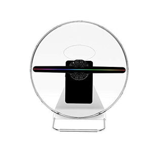 Free Shiping 30cm 3D Hologram Fan Unique Design with Patent, Battery Powered Holograma Advertising Logo Projector LED Fan Display
