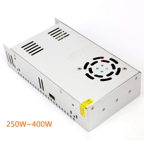 Image of Heavy Duty Industrial Series Metal House Screw Terminal Adapter 110-220V AC to 12V/24V/5V DC