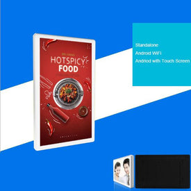 Free Shipping 32 Inch Digital Photo Frame Andriod WiFi LCD Digital Signage Player with 16:9 High-Resolution HD Touch Screen Optional