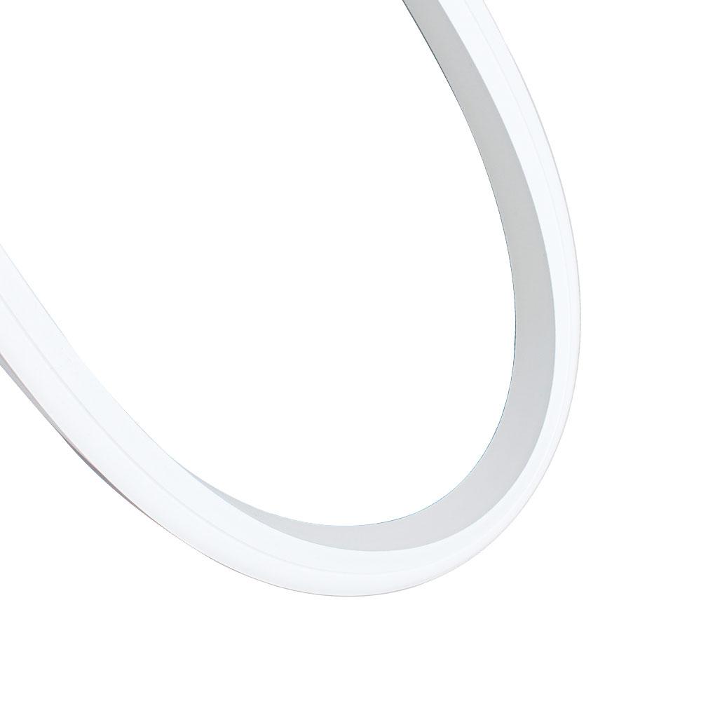 1M/5M/10M/20M Pack of T1616 LED Neon Light Housing Kit with End Caps and Mounting Clips, Flexible Neon Channel Fit for 10/12 Wide LED Strip Lights