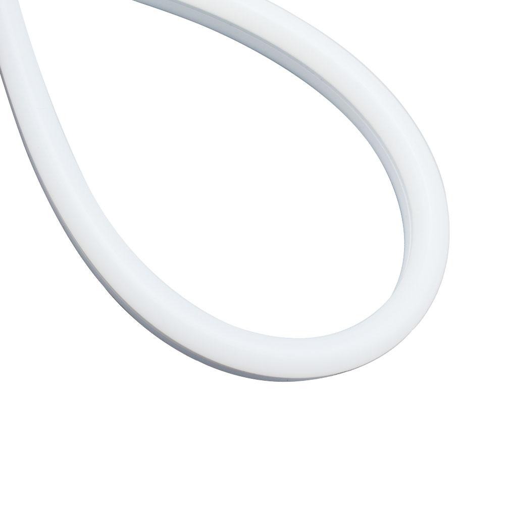 1M/5M/10M/20M  Pack of T1225 LED Neon Light Housing Kit with End Caps and Mounting Clips, Flexible Neon Channel Fit for 12mm Wide LED Strip Lights