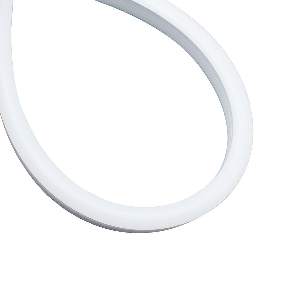 1M/5M/10M/20M  Pack of T0817 LED Neon Light Housing Kit with End Caps and Mounting Clips, Flexible Neon Channel Fit for 8mm Wide LED Strip Lights