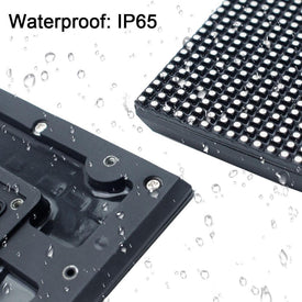 New Generation M-WF3.2 P3.2 (3.2mm) Outdoor Waterproof LED Module, 3.2mm Pixel Pitch Full RGB LED Panel Screen in 256* 128 mm with 3200 dots, 1/20 Scan, 4500 Nits For Outdoor Display