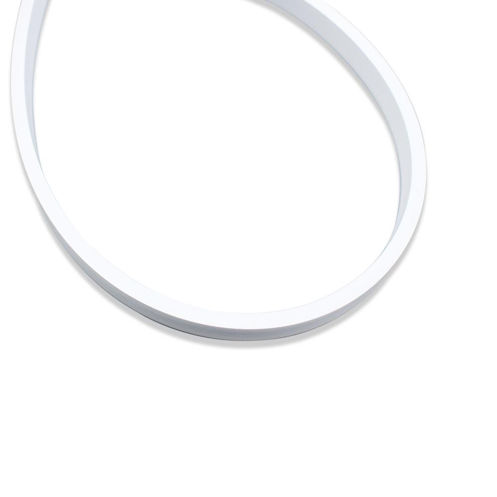 1M/5M/10M/20M  Pack of T0513 LED Neon Light Housing Kit with End Caps and Mounting Clips, Flexible Neon Channel Fit for 10mm Wide LED Strip Lights