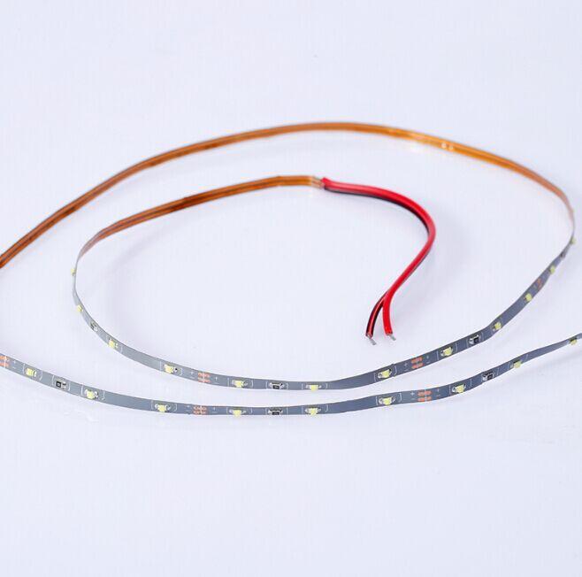 3MM Wide Super Narrow 5Meter Roll 12V DC SMD0805 3.5Watt/M 60LED per Meter LED Flexible Strip for Sand Table, Scale Model lighting